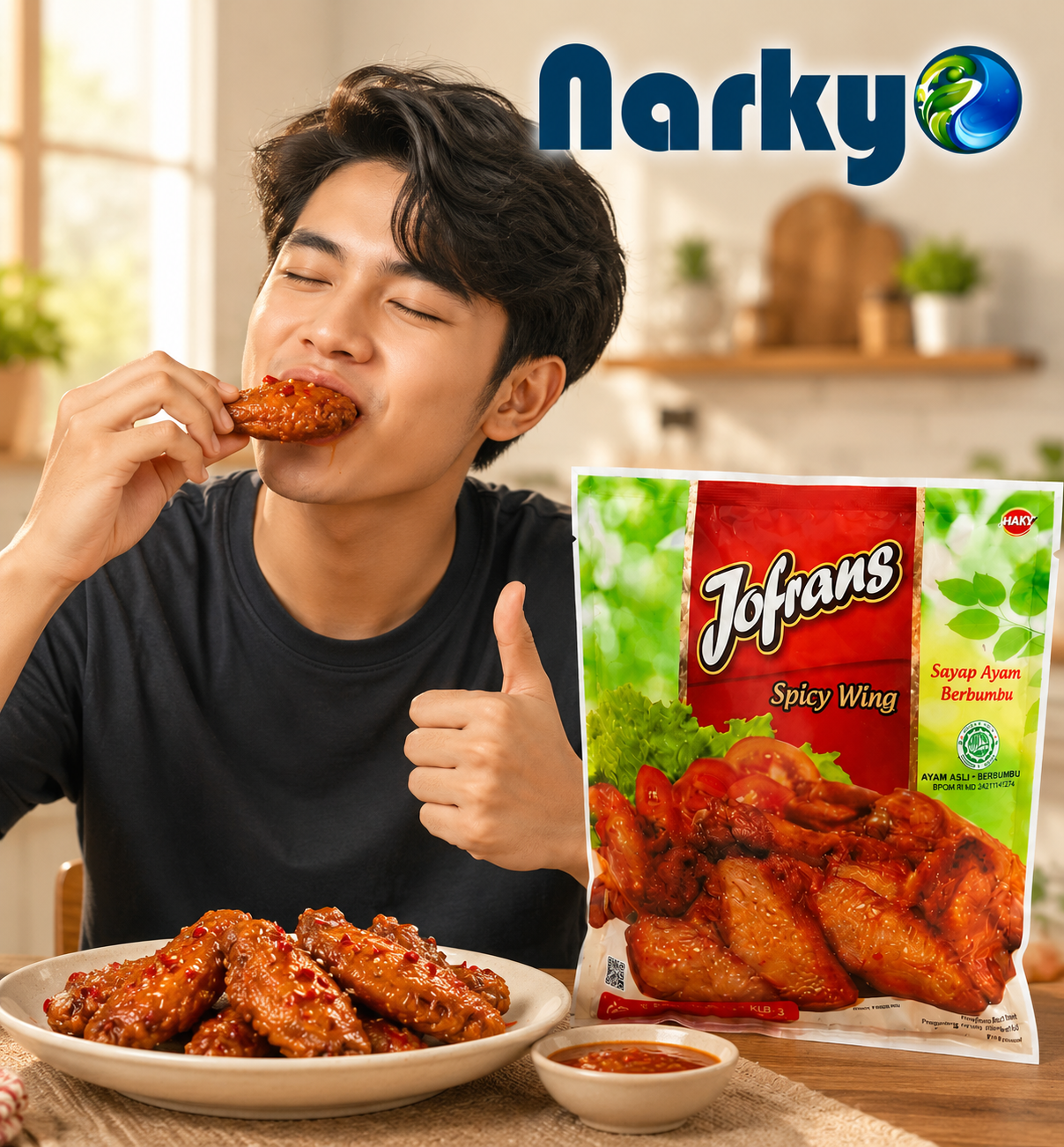 Jofrans Spicy Wings 500gr